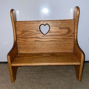 Wooden Handmade Doll Furniture (bench)